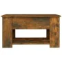 Couchtisch aus geräuchertem Eichensperrholz, 79 x 49 x 41 cm von vidaXL, Couchtisch - Ref: Foro24-819275, Preis: 77,06 €, Rab...