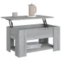 Sonoma Grau Ingenieurholz Couchtisch 79x49x41 cm von vidaXL, Couchtisch - Ref: Foro24-819276, Preis: 95,25 €, Rabatt: %