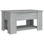 Sonoma Grau Ingenieurholz Couchtisch 79x49x41 cm von vidaXL, Couchtisch - Ref: Foro24-819276, Preis: 95,25 €, Rabatt: %