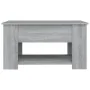 Sonoma Grau Ingenieurholz Couchtisch 79x49x41 cm von vidaXL, Couchtisch - Ref: Foro24-819276, Preis: 95,25 €, Rabatt: %