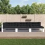 Pallet cushions 7 pieces black fabric by vidaXL, Cushions for chairs and sofas - Ref: Foro24-3188914, Price: 201,37 €, Discou...