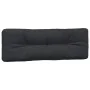 Pallet cushions 7 pieces black fabric by vidaXL, Cushions for chairs and sofas - Ref: Foro24-3188914, Price: 201,37 €, Discou...