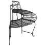 Semicircular garden bench 2 pcs black steel Ø159 by vidaXL, garden benches - Ref: Foro24-3095717, Price: 338,44 €, Discount: %