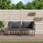 Modulare Ecksofas mit Kissen 2 Stk. synthetisches Rattan von vidaXL, Outdoor-Sofas - Ref: Foro24-3186691, Preis: 177,72 €, Ra...