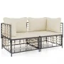 Modular corner sofas with cushions 2 pcs synthetic rattan by vidaXL, Outdoor sofas - Ref: Foro24-3186690, Price: 179,26 €, Di...