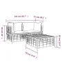 Gartenmöbel-Set 3-teilig mit Kissen Anthrazit PE-Rattan von vidaXL, Outdoor-Sofas - Ref: Foro24-3186693, Preis: 239,29 €, Rab...