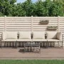 Gartenmöbel-Set 5-teilig und Kissen aus PE-Rattan Anthrazit von vidaXL, Outdoor-Sofas - Ref: Foro24-3186700, Preis: 402,41 €,...