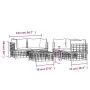 5-teiliges Gartenmöbel-Set und anthrazitfarbene PE-Rattan-Kissen von vidaXL, Outdoor-Sofas - Ref: Foro24-3186703, Preis: 425,...