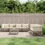 Gartenmöbel-Set 8-teilig und anthrazitfarbene PE-Rattan-Kissen von vidaXL, Outdoor-Sofas - Ref: Foro24-3186706, Preis: 660,20...