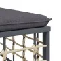 5-teiliges Gartenmöbel-Set und anthrazitfarbene PE-Rattan-Kissen von vidaXL, Outdoor-Sofas - Ref: Foro24-3186711, Preis: 370,...