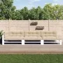 Pallet cushions 7 pieces beige fabric by vidaXL, Cushions for chairs and sofas - Ref: Foro24-3188911, Price: 215,86 €, Discou...