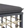 5-teiliges Gartenmöbel-Set und anthrazitfarbene PE-Rattan-Kissen von vidaXL, Outdoor-Sofas - Ref: Foro24-3186715, Preis: 395,...