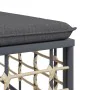 6-piece garden furniture set with anthracite PE rattan cushions by vidaXL, Outdoor sofas - Ref: Foro24-3186721, Price: 474,60...