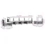 Gartenmöbel-Set 6-teilig und Kissen aus PE-Rattan Anthrazit von vidaXL, Outdoor-Sofas - Ref: Foro24-3186721, Preis: 481,54 €,...
