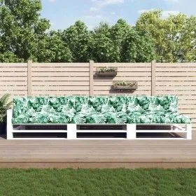 Pallet cushions 7 pieces leaf print fabric by vidaXL, Cushions for chairs and sofas - Ref: Foro24-3188916, Price: 185,57 €, D...