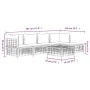 Gartenmöbel-Set 6-teilig anthrazitfarbene Kissen PE-Rattan von vidaXL, Outdoor-Sofas - Ref: Foro24-3186744, Preis: 460,56 €, ...