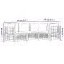 Gartenmöbel-Set 4-teilig und anthrazitfarbene PE-Rattan-Kissen von vidaXL, Outdoor-Sofas - Ref: Foro24-3186746, Preis: 340,47...