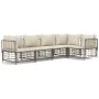 Gartenmöbel-Set 5-teilig, Kissen anthrazit, PE-Rattan von vidaXL, Outdoor-Sofas - Ref: Foro24-3186750, Preis: 433,58 €, Rabat...