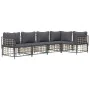 Garden furniture set 5 pieces cushions anthracite PE rattan by vidaXL, Outdoor sofas - Ref: Foro24-3186751, Price: 414,99 €, ...