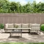 Garden furniture set 6 pieces anthracite cushions PE rattan by vidaXL, Outdoor sofas - Ref: Foro24-3186752, Price: 489,08 €, ...