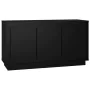 Black plywood sideboard 102x35x55 cm by vidaXL, Sideboards - Ref: Foro24-831886, Price: 103,47 €, Discount: %
