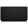 Black plywood sideboard 102x35x55 cm by vidaXL, Sideboards - Ref: Foro24-831886, Price: 103,47 €, Discount: %