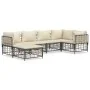 Garden furniture set 6 pieces anthracite cushions PE rattan by vidaXL, Outdoor sofas - Ref: Foro24-3186770, Price: 490,92 €, ...