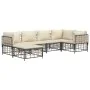 Garden furniture set 6 pieces anthracite cushions PE rattan by vidaXL, Outdoor sofas - Ref: Foro24-3186770, Price: 490,92 €, ...
