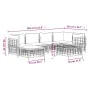 Garden furniture set 7 pieces and anthracite gray PE rattan cushions by vidaXL, Outdoor sofas - Ref: Foro24-3186772, Price: 5...