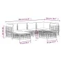 Set muebles de jardín 7 pzas y cojines ratán PE gris antracita de vidaXL, Sofás de exterior - Ref: Foro24-3186772, Precio: 54...
