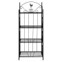 Schwarzes quadratisches Pflanzenregal von vidaXL, Topfständer - Ref: Foro24-40780, Preis: 94,56 €, Rabatt: %