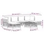 Gartenmöbel-Set 7-teilig und anthrazitgraue PE-Rattankissen von vidaXL, Outdoor-Sofas - Ref: Foro24-3186781, Preis: 512,36 €,...
