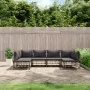 Garden furniture set 6 pieces anthracite cushions PE rattan by vidaXL, Outdoor sofas - Ref: Foro24-3186787, Price: 476,51 €, ...