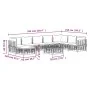 Gartenmöbel-Set 9-teilig und anthrazitfarbene PE-Rattan-Kissen von vidaXL, Outdoor-Sofas - Ref: Foro24-3186792, Preis: 744,98...