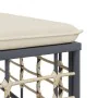 10-piece garden furniture set with anthracite PE rattan cushions by vidaXL, Outdoor sofas - Ref: Foro24-3186804, Price: 786,2...