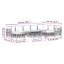 Gartenmöbel-Set 10-teilig und anthrazitfarbene PE-Rattan-Kissen von vidaXL, Outdoor-Sofas - Ref: Foro24-3186809, Preis: 795,6...