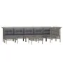 Garden furniture set 8 pieces and gray synthetic rattan cushions by vidaXL, Garden sets - Ref: Foro24-3187551, Price: 464,22 ...