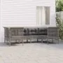 6-teiliges Gartenmöbel-Set und graue synthetische Rattankissen von vidaXL, Gartensets - Ref: Foro24-3187563, Preis: 349,47 €,...