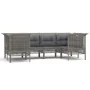 6-teiliges Gartenmöbel-Set und graue synthetische Rattankissen von vidaXL, Gartensets - Ref: Foro24-3187563, Preis: 349,47 €,...