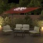 Cantilever parasol with terracotta LEDs 400x300 cm by vidaXL, Umbrellas - Ref: Foro24-319934, Price: 262,65 €, Discount: %
