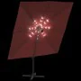 Cantilever parasol with terracotta LEDs 400x300 cm by vidaXL, Umbrellas - Ref: Foro24-319934, Price: 262,65 €, Discount: %
