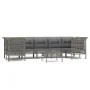 8-teiliges Gartenmöbel-Set und graue synthetische Rattankissen von vidaXL, Gartensets - Ref: Foro24-3187565, Preis: 473,44 €,...