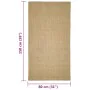 Sisalteppich für Kratzbaum 80x150 cm von vidaXL, Katzenmöbelzubehör - Ref: Foro24-3203416, Preis: 68,56 €, Rabatt: %