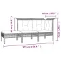 11-teiliges Gartenmöbel-Set und graue synthetische Rattankissen von vidaXL, Gartensets - Ref: Foro24-3187583, Preis: 631,18 €...