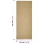 Sisalteppich für Kratzbaum 80x200 cm von vidaXL, Katzenmöbelzubehör - Ref: Foro24-3203417, Preis: 94,49 €, Rabatt: %