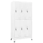 Steel locker with 6 compartments 90x45x180 cm by vidaXL, Lockers and storage cabinets - Ref: Foro24-20156, Price: 331,29 €, D...