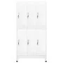 Steel locker with 6 compartments 90x45x180 cm by vidaXL, Lockers and storage cabinets - Ref: Foro24-20156, Price: 331,29 €, D...