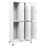 Steel locker with 6 compartments 90x45x180 cm by vidaXL, Lockers and storage cabinets - Ref: Foro24-20156, Price: 331,29 €, D...