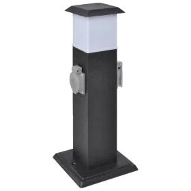 Säule mit Fassungen und schwarzer Gartenlampe von vidaXL, Steckdosen - Ref: Foro24-41235, Preis: 38,64 €, Rabatt: %