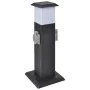 Column with sockets and black garden lamp by vidaXL, wall sockets - Ref: Foro24-41235, Price: 38,64 €, Discount: %